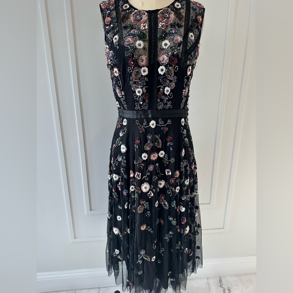 Needle and thread sleeveless lined dress